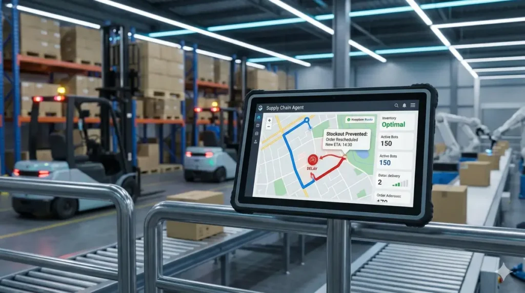 Agentic AI Use Cases in logistics and supply chain management.