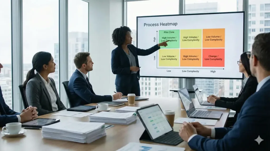 Strategy session identifying the best Agentic AI Use Cases for implementation.